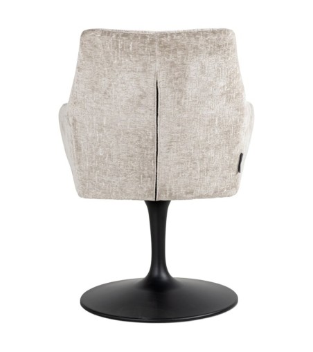 RICHMOND krzesło obrotowe MARLON jasnobeżowe