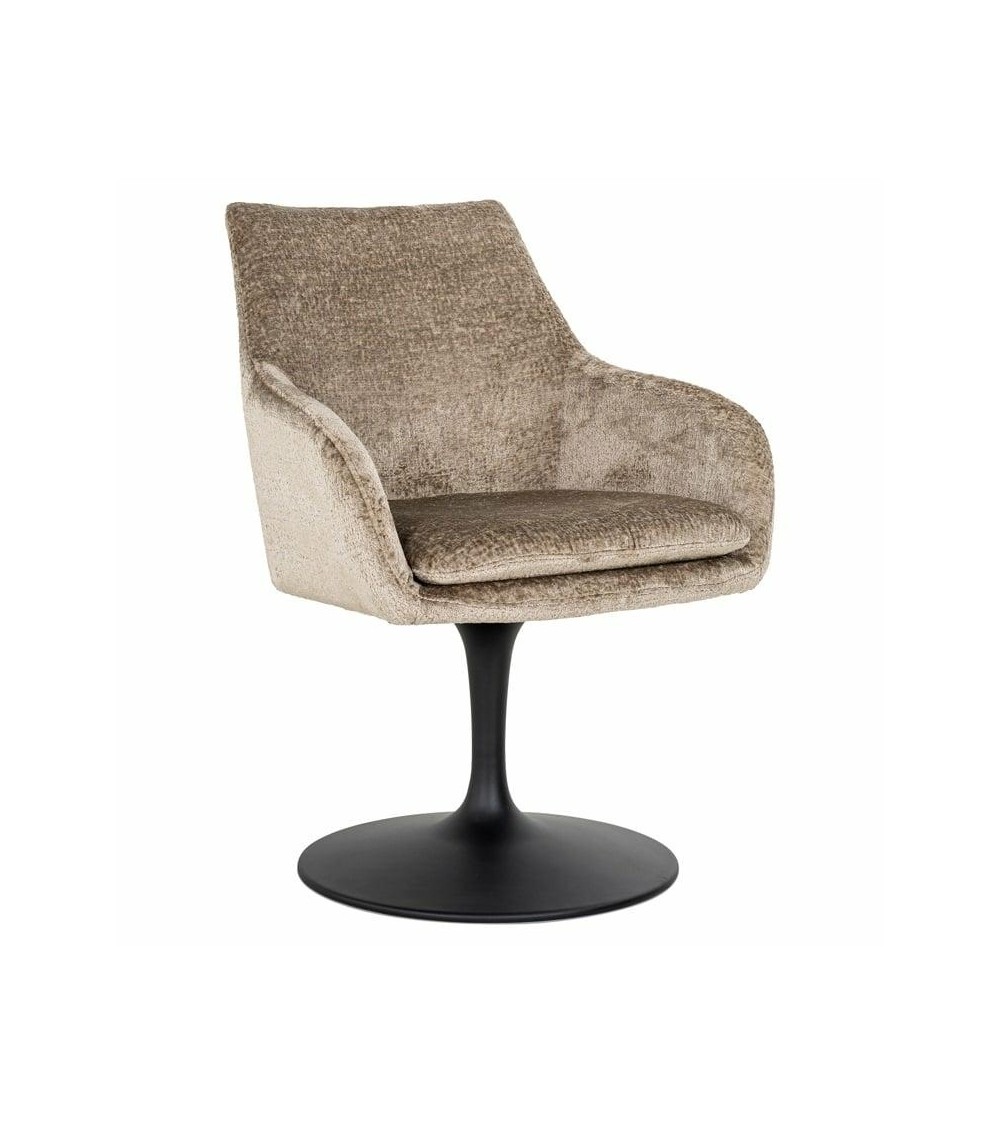 RICHMOND krzesło obrotowe MARLON ciemnobeżowe