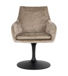 RICHMOND krzesło obrotowe MARLON ciemnobeżowe