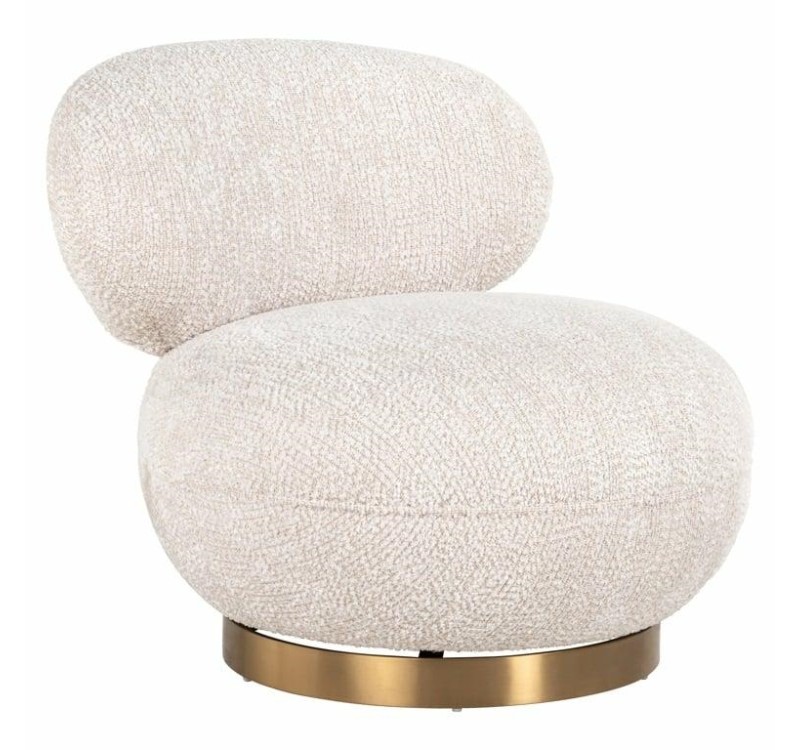 RICHMOND fotel obrotowy JACE beżowy