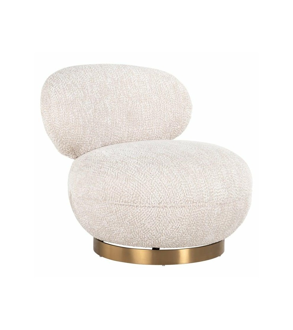 RICHMOND fotel obrotowy JACE beżowy