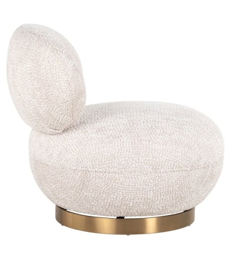 RICHMOND fotel obrotowy JACE beżowy