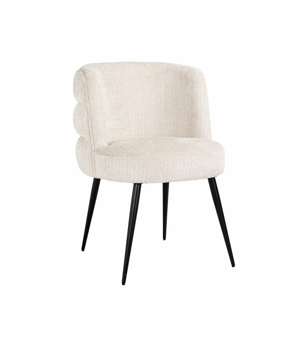 RICHMOND krzesło STELLA jasnobeżowe - trudnopalne