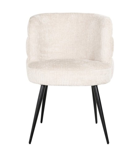 RICHMOND krzesło STELLA jasnobeżowe - trudnopalne