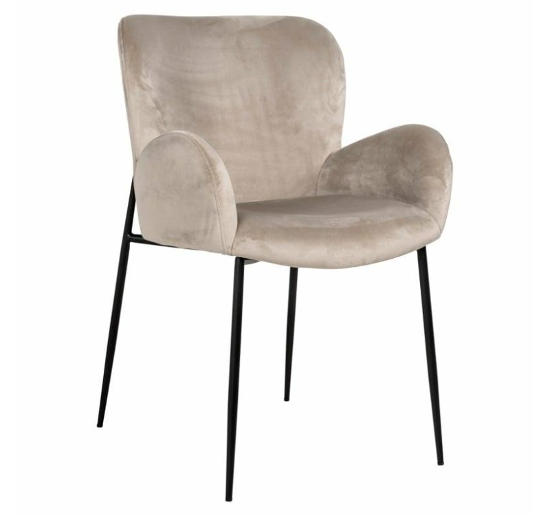 RICHMOND krzesło AMBER VELVET - trudnopalne