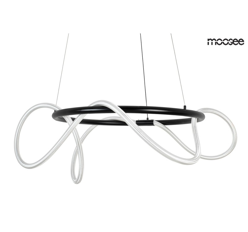 MOOSEE lampa wisząca SERPIENTE 60 czarna