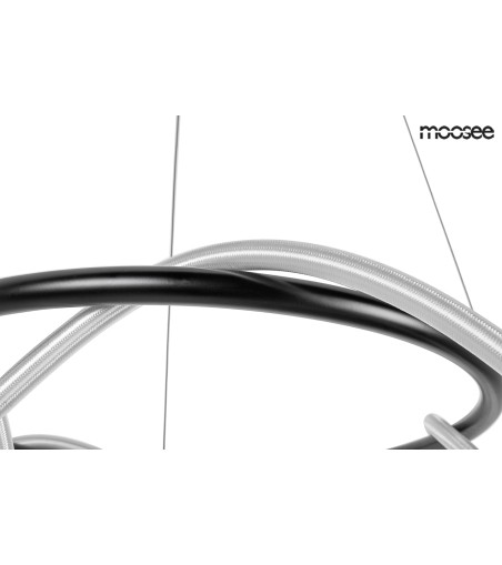 MOOSEE lampa wisząca SERPIENTE 60 czarna