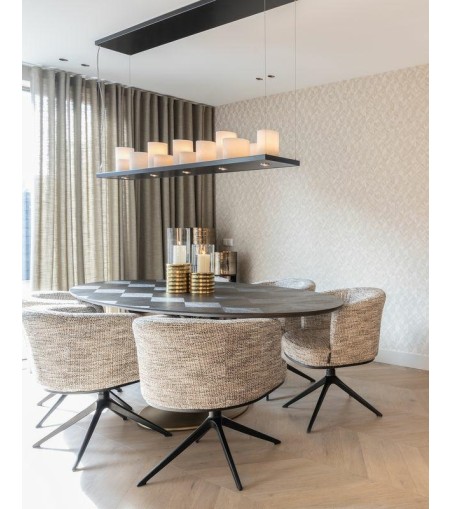 RICHMOND krzesło obrotowe CHEYENNE brązowe