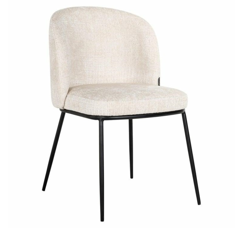 RICHMOND krzesło ELVI beżowe - trudnopalne