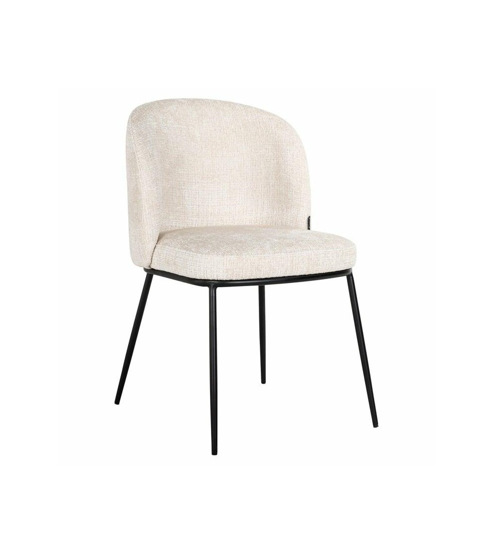 RICHMOND krzesło ELVI beżowe - trudnopalne