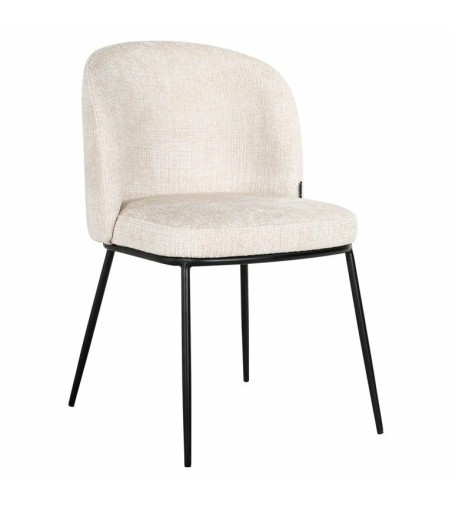 RICHMOND krzesło ELVI beżowe - trudnopalne