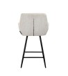 RICHMOND krzesło barowe LINSEY obrotowe jasnobeżowe