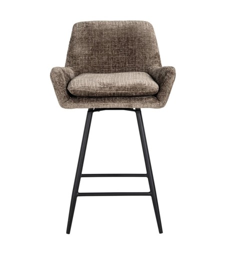 RICHMOND krzesło barowe LINSEY obrotowe zielone