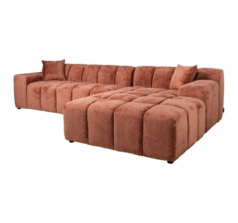 RICHMOND sofa CUBE R bordowa