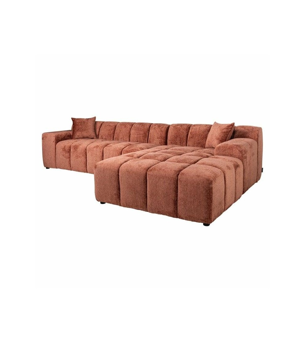RICHMOND sofa CUBE R bordowa