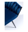 KARE krzesło KNOT ciemny niebieski