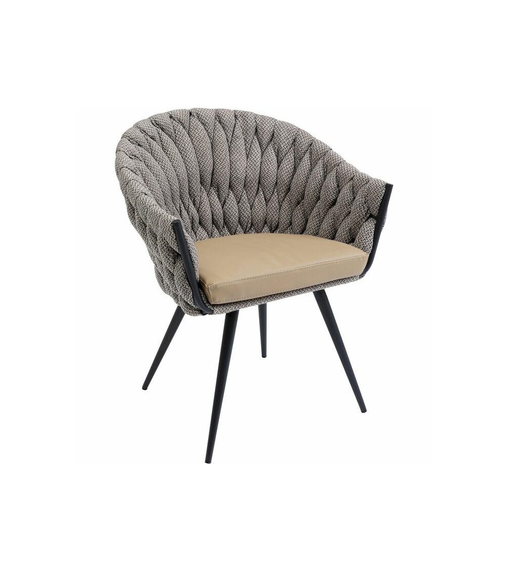 KARE krzesło KNOT brązowe