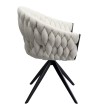 KARE krzesło obrotowe KNOT BOUCLE