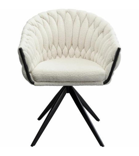 KARE krzesło obrotowe KNOT BOUCLE