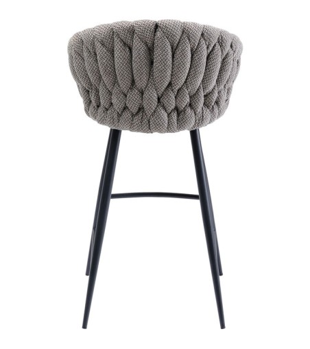 KARE krzesło barowe KNOT brązowe