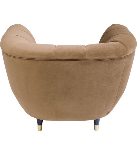 KARE fotel SPECTRA brązowy