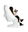 Fotel NEMO FACE CHAIR biały - włókno szklane