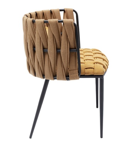 KARE krzesło CHEERIO żółte