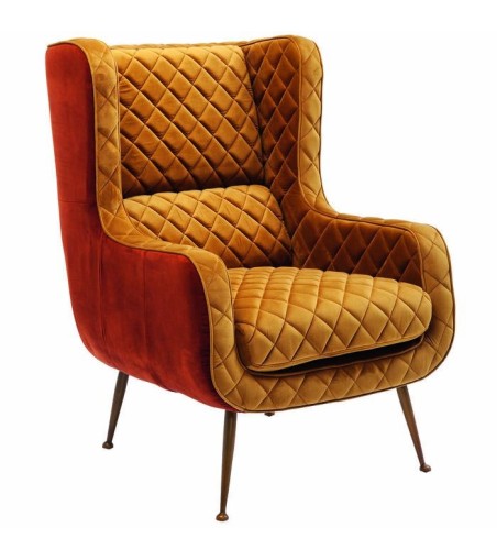 KARE fotel NONNA brązowy