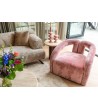RICHMOND fotel DANA różowy