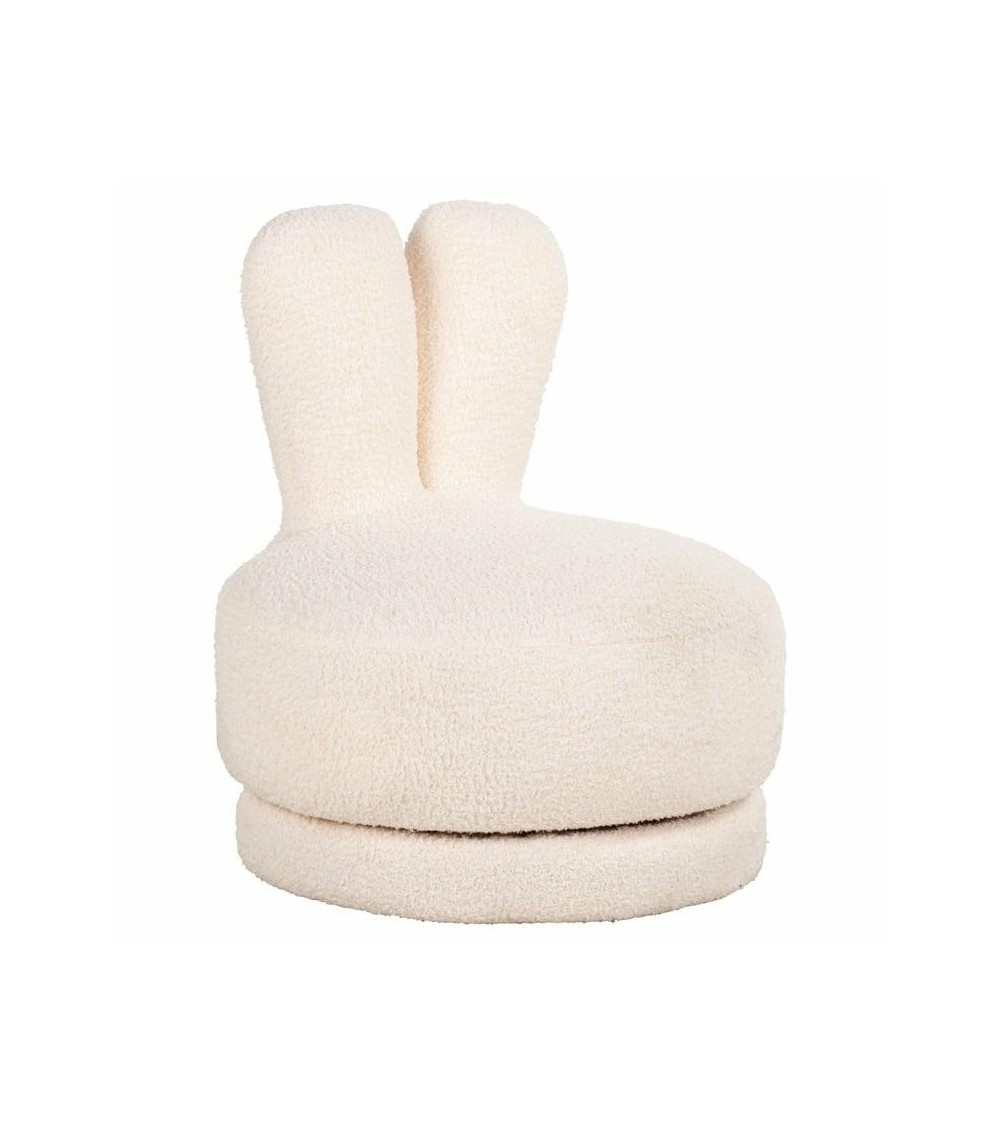 RICHMOND fotel dziecięcy BUNNY biały - funkcja obrotowa