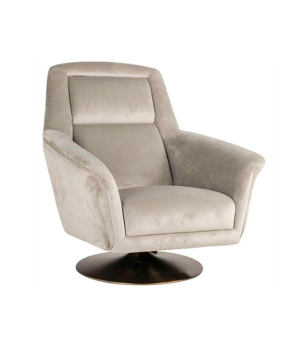 RICHMOND fotel obrotowy NORA beżowy