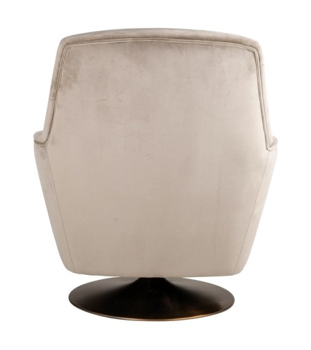 RICHMOND fotel obrotowy NORA beżowy