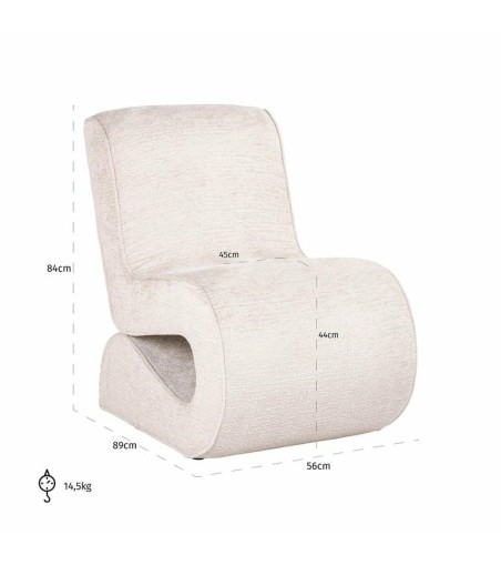 RICHMOND fotel FRANKIE biały