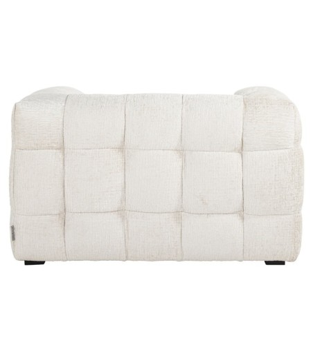 RICHMOND fotel MERROL biały - trudnopalny