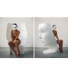 Fotel NEMO FACE CHAIR biały - włókno szklane