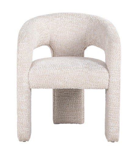 RICHMOND fotel BELLE kremowy - trudnopalny