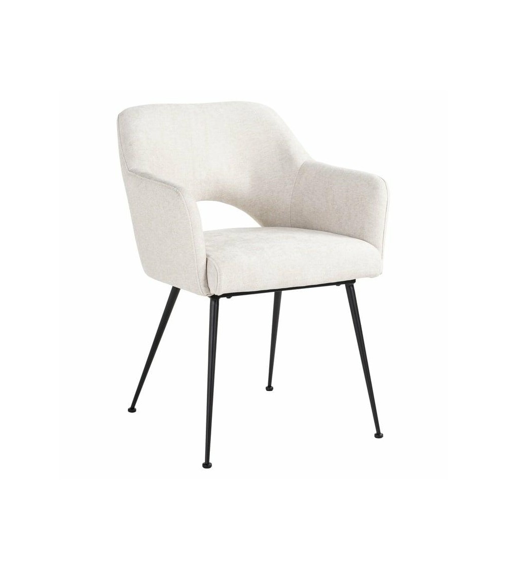 RICHMOND krzesło JENTHE białe - trudnopalne