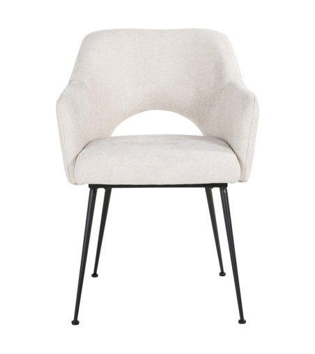 RICHMOND krzesło JENTHE białe - trudnopalne