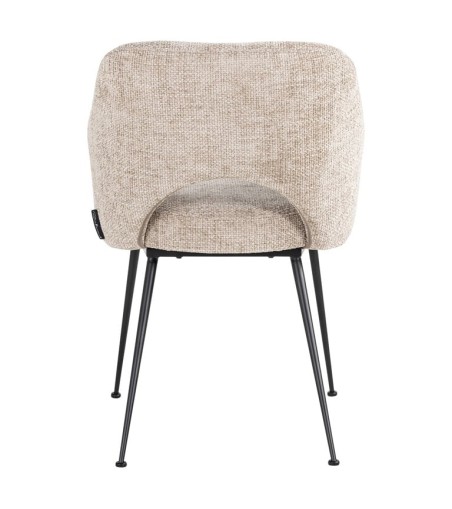 RICHMOND krzesło JENTHE beżowe - trudnopalne