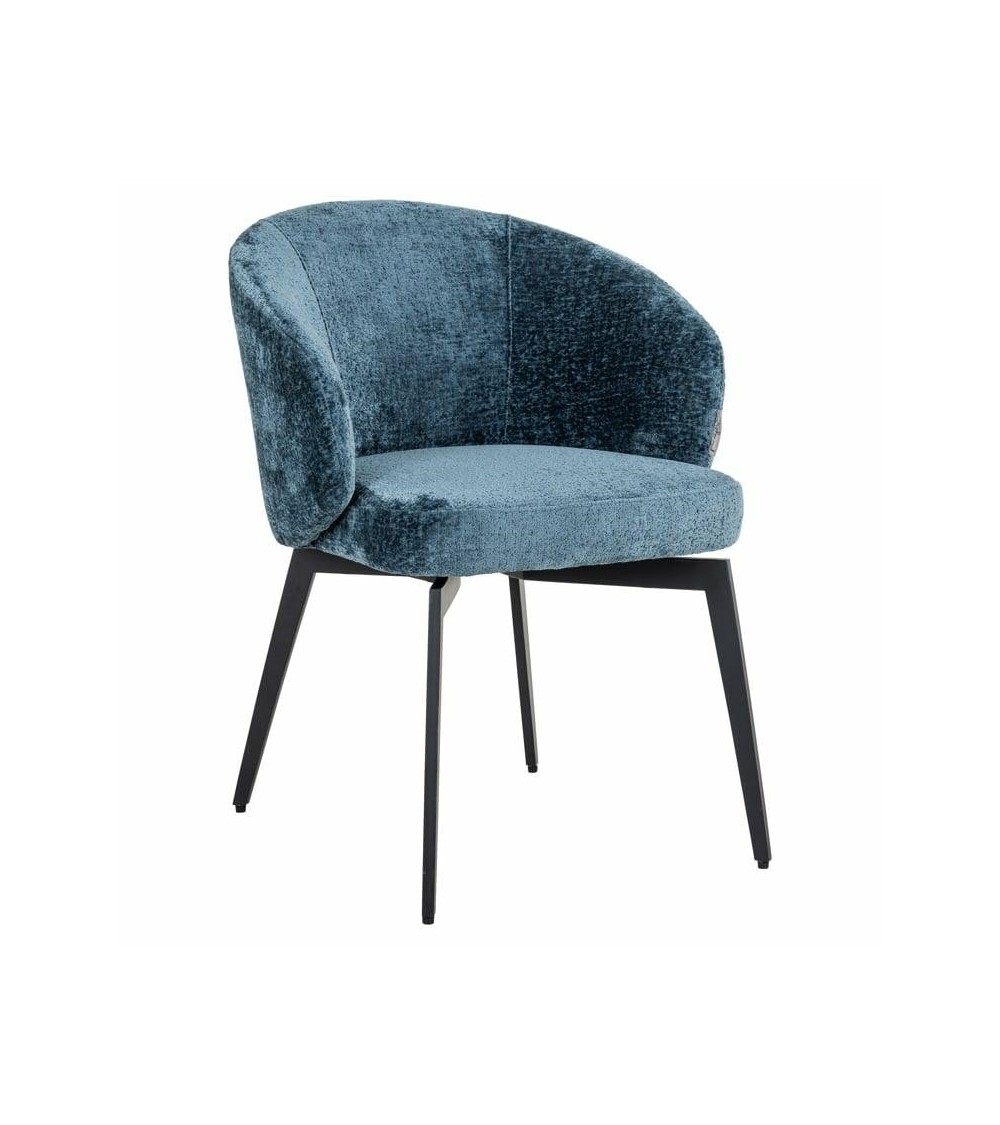 RICHMOND krzesło AMPHARA niebieskie - trudnopalne