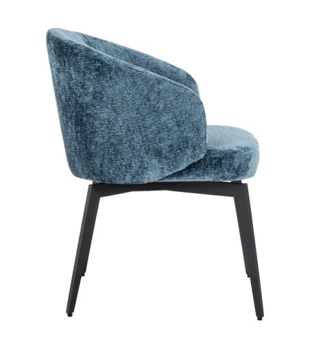 RICHMOND krzesło AMPHARA niebieskie - trudnopalne