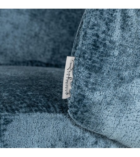 RICHMOND krzesło AMPHARA niebieskie - trudnopalne