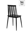 MODESTO krzesło TRAK czarne - polipropylen, metal