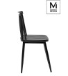 MODESTO krzesło TRAK czarne - polipropylen, metal