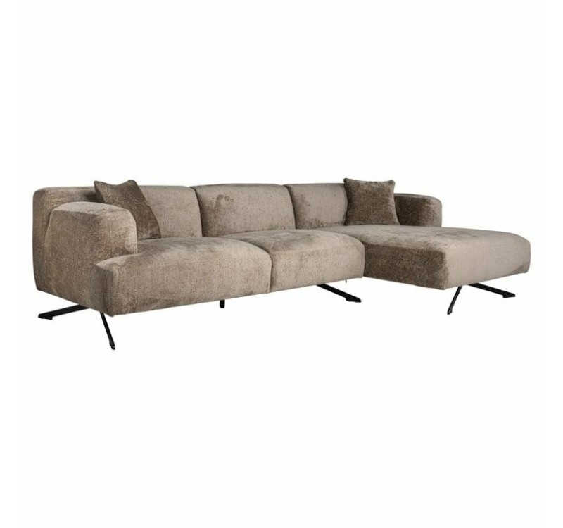 RICHMOND sofa narożna DONOVAN R brązowa