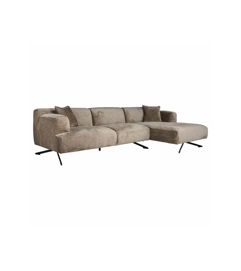 RICHMOND sofa narożna DONOVAN R brązowa