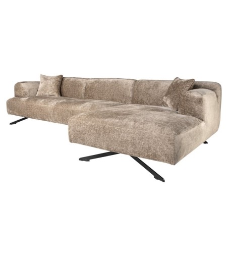 RICHMOND sofa narożna DONOVAN R brązowa