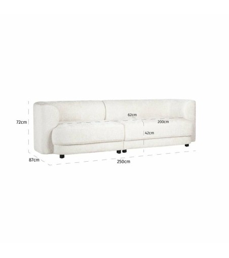RICHMOND sofa DAVINA biała