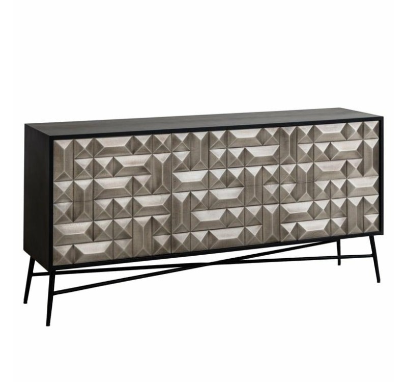 RICHMOND komoda TETRO srebrna