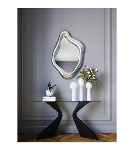 KARE lustro ścienne HOLOGRAM 117x68 cm srebrne